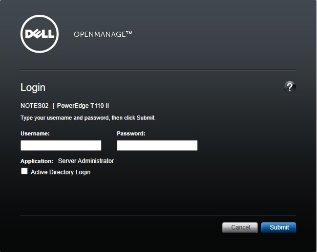 dell openmanage login image